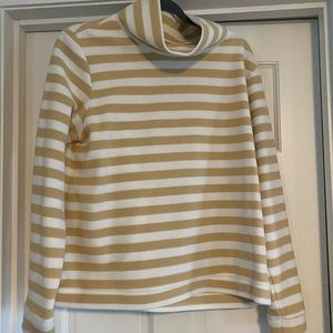EUC Dudley Stephens Park Slope in Striped Fleece (natural blush/white)